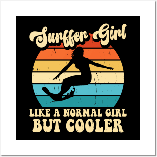 Suffer Girl Like A Normal Girl But Cooler T Shirt For Women Men Posters and Art